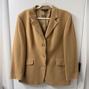 Brooks Brothers 100% Camelhair Women's Blazer (14)